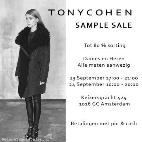 TONYCOHEN SAMPLE SALE