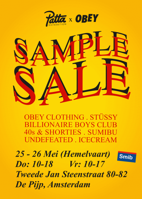 Patta Distribution x OBEY Sample Sale - 1