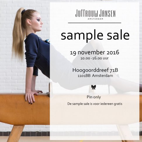 SAMPLE SALE - JUFFROUW JANSEN - 1