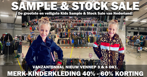De grootste en veiligste Kids Sample & Stock Sale van Nederland! - 1
