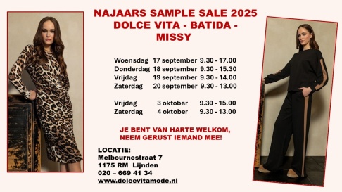 Najaars Sample Sale 2025 Dolce Vita - Batida - Missy