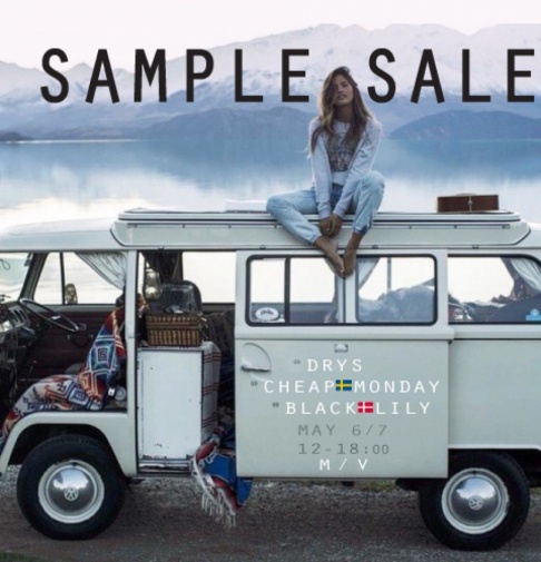 Sample sale Drys, CheapMonday en BlackLily - 1