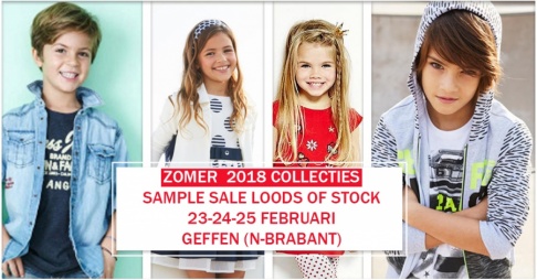 zomer 2018 collecties Sample Sale Kids! 