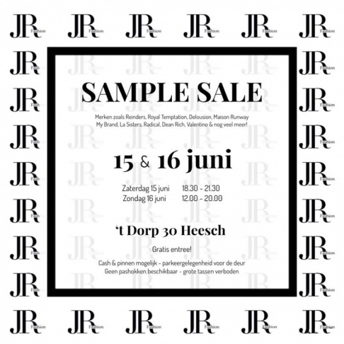 Sample sale JR Fashion - 1