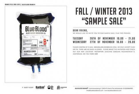 Blue Blood Sample sale fail/winter 2013 - 1