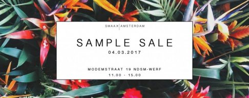 Sample sale Smaak Amsterdam - 1