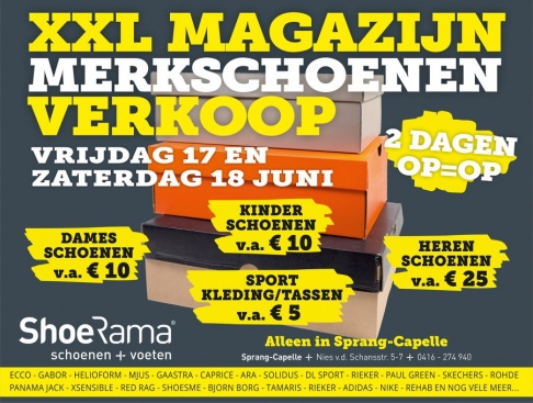 XXL Magazijnverkoop merkschoenen verkoop - 1