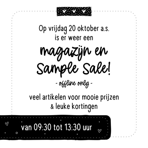 Zoedt magazijn- en sample sale