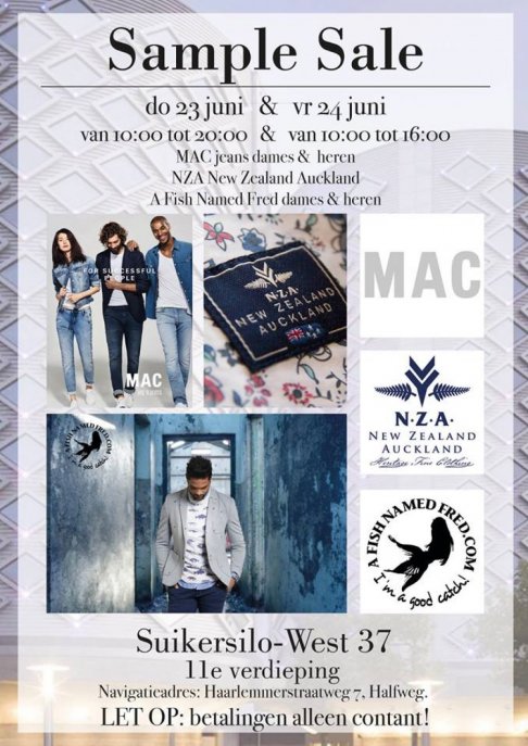 Sample sale MAC, N.Z.A en A Fish Named Fred