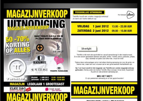 Magazijnverkoop Twinlife en diverse andere merken - 1