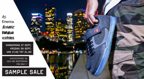 Sample Sale: Etnies, Emerica, Altamont, ThirtyTwo en éS