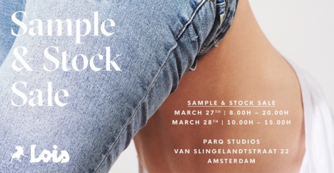 GEANNULEERD -- LOIS JEANS sample Sale 2020