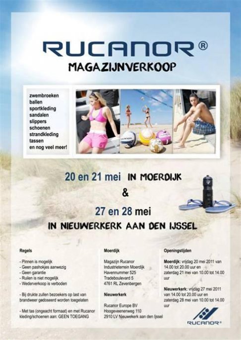 Magazijnverkoop Rucanor - 1