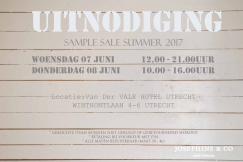 Sample Sale Josephine & Co in Utrecht - 2