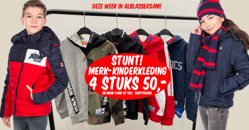 Merkkinderkleding 4 stuks voor 50 euro - Alblasserdam - 1