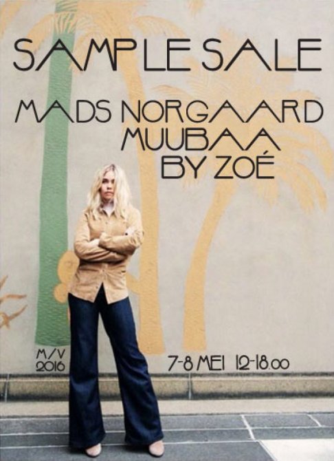 SampleSALE Mads Norgaard / Muubaa / By Zoe