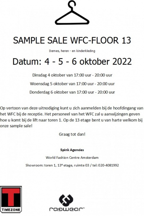 WFC Floor 13 sample sale - 1