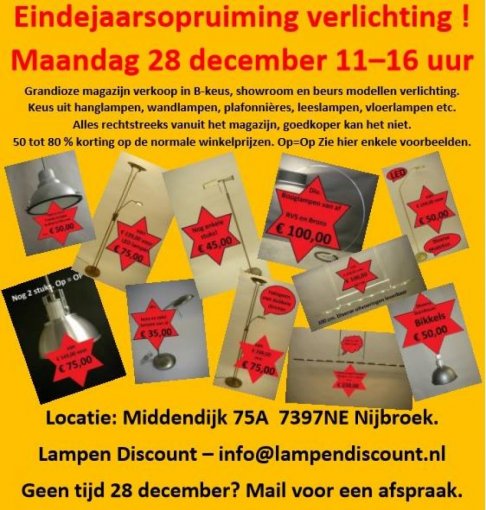 Magazijnverkoop verlichting Steinhauer - 1