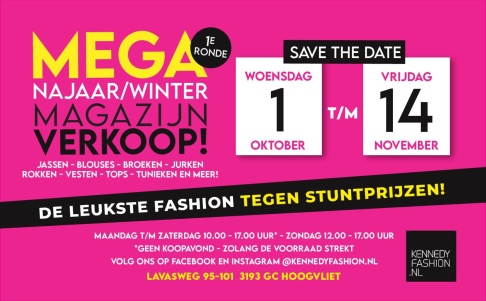 Kennedyfashion.nl magazijnverkoop