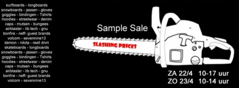 Sample Sale Stairss distribution