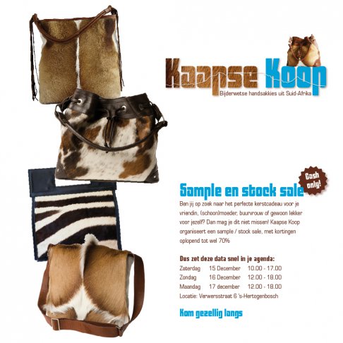 Sample en Stock sale Kaapse Koop - 1
