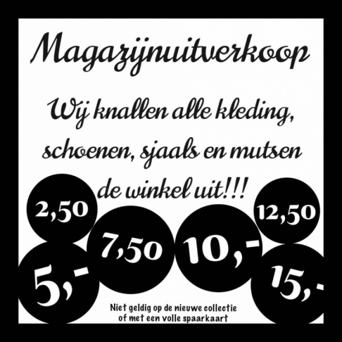 Magazijnuitverkoop D & D Mode en Accessoires - 1