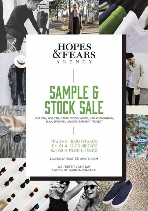 Stock en sample sale Hopes and Fears Agency - 1