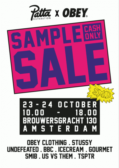 Patta x OBEY sample sale - 1