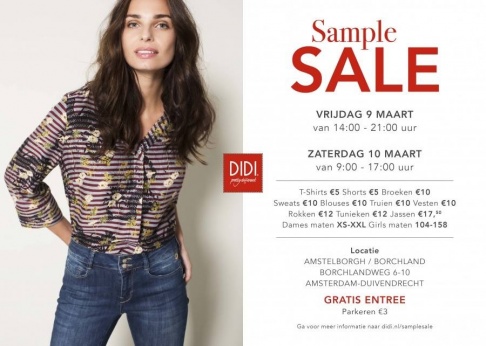 DIDI Sample Sale Dames and Girls