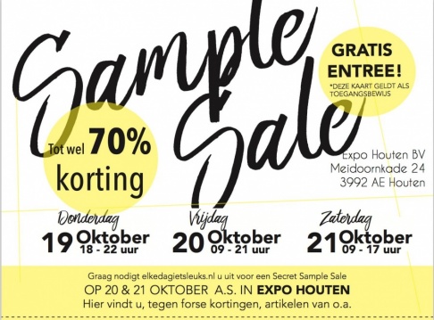 Secret Sample Sale Houten - 2