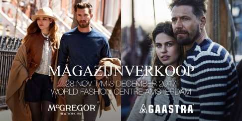 Magazijnverkoop McGregor & Gaastra