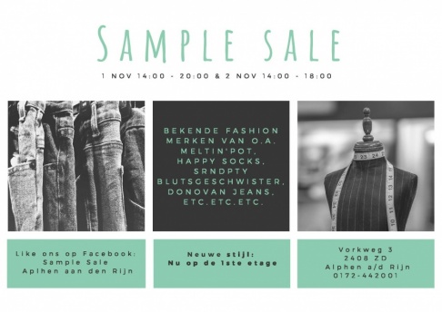 Sample sale Alphen aan den RIjn - 1