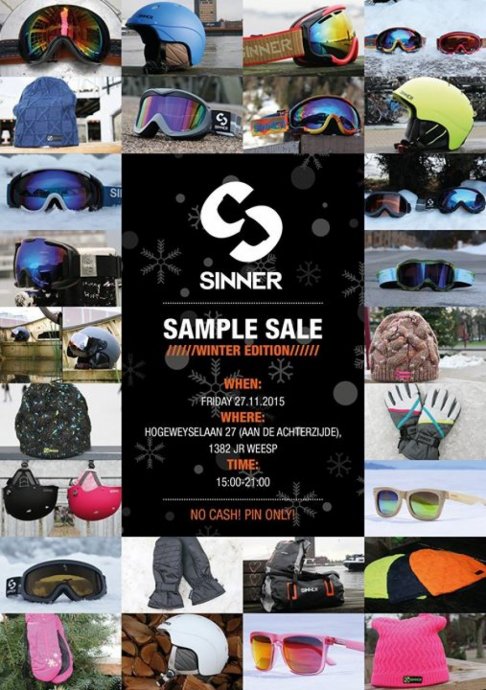Sinner Winter sample sale 