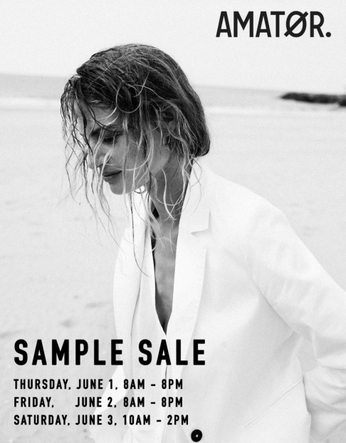 AMATØR zomer sample sale