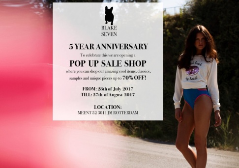 Blake Seven Sample Sale Pop-Up Shop