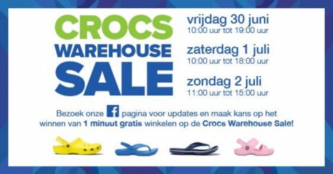 Crocs Zomer Warehouse Sale