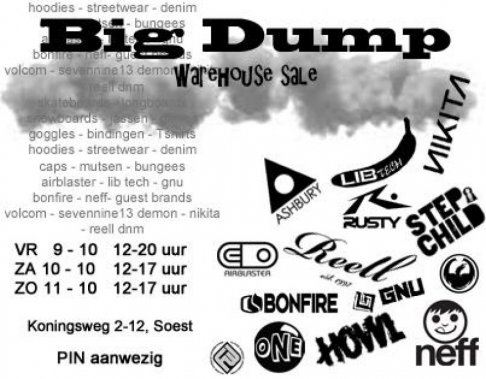 Big Dump Warehouse sale