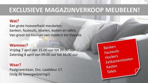 Exclusieve Magazijnverkoop Meubelen