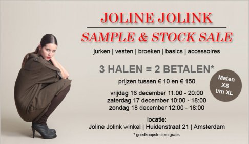 Stock en sample sale Joline jolink - 1