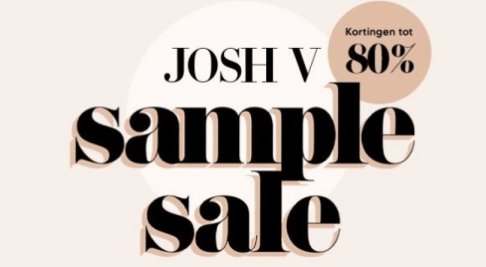 Josh V sample sale