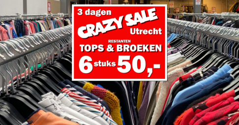 Crazy Sale LOODS - Utrecht 6 stuks 50,-