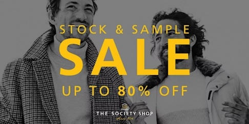 The Society Shop stock & sample sale Uithoorn 28 september t/m 1 oktober