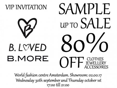 B.LOVED & B.MORE VIP Sample Sale - 1