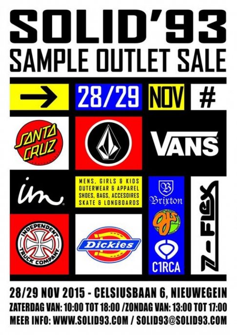 Solid'93 sample /outlet sale!