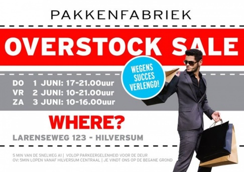 Overstock Sale Pakkenfabriek Hilversum - 1