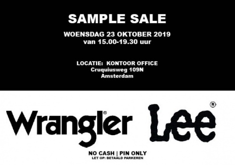 Lee & Wrangler One Day Sample Sale - 1