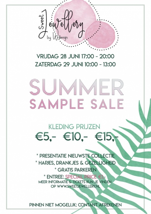 Sweet Summer Sample Sale