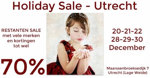 Holiday Sale tot 70% - Utrecht