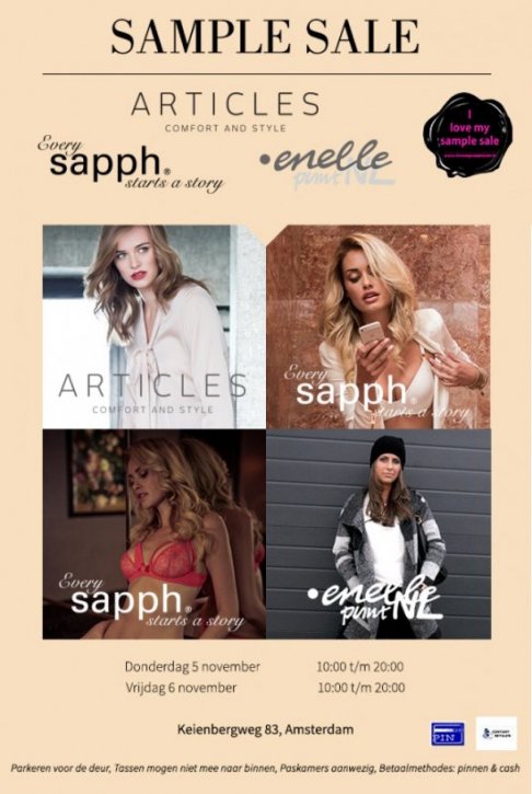 Sample sale Articles, Sapph en Enelle - 1