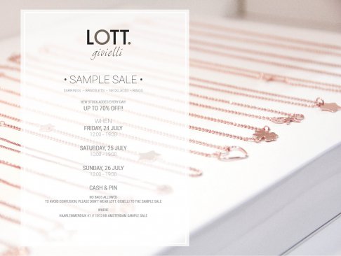 LOTT. gioielli | SAMPLE SALE